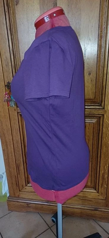 Camiseta violeta marca Blanche Porte talla 42/44 nueva – photo 2